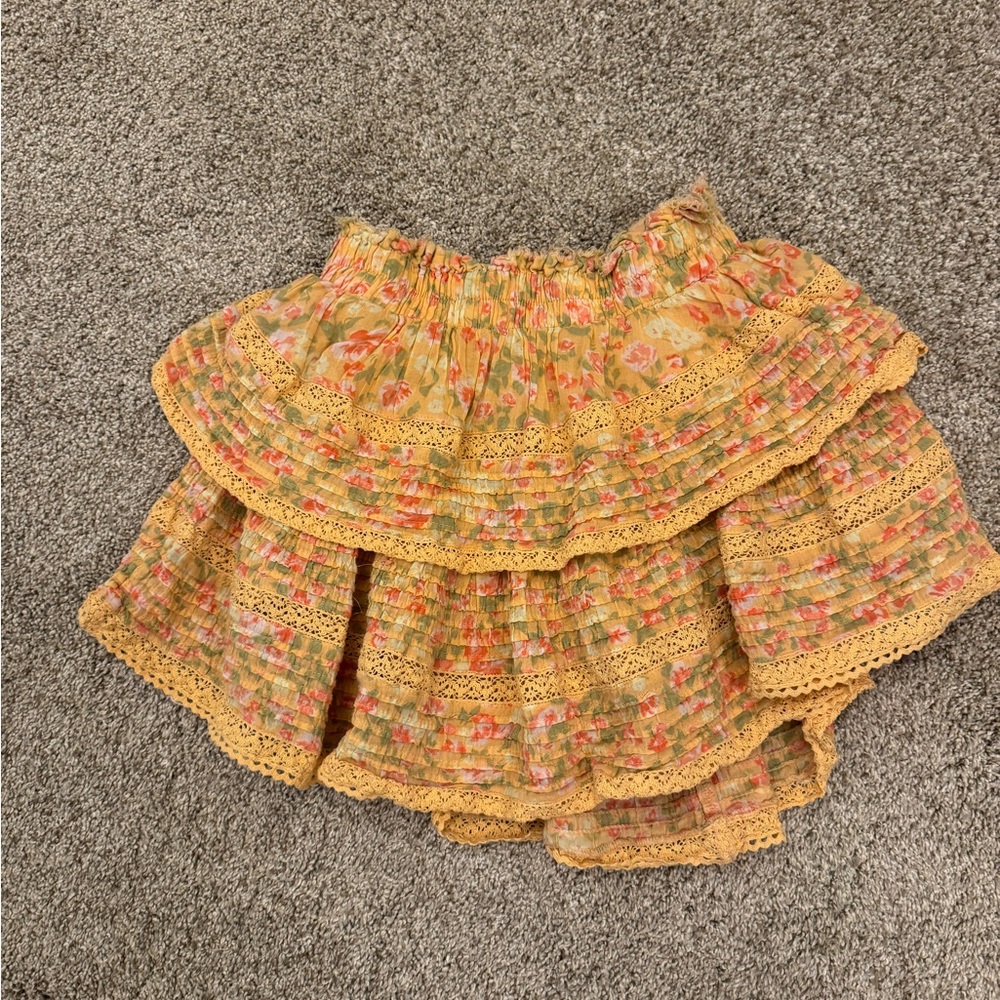 aerie rock n ruffle skirt